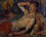 Eduard Magnus Awakening Faun oil painting picture wholesale